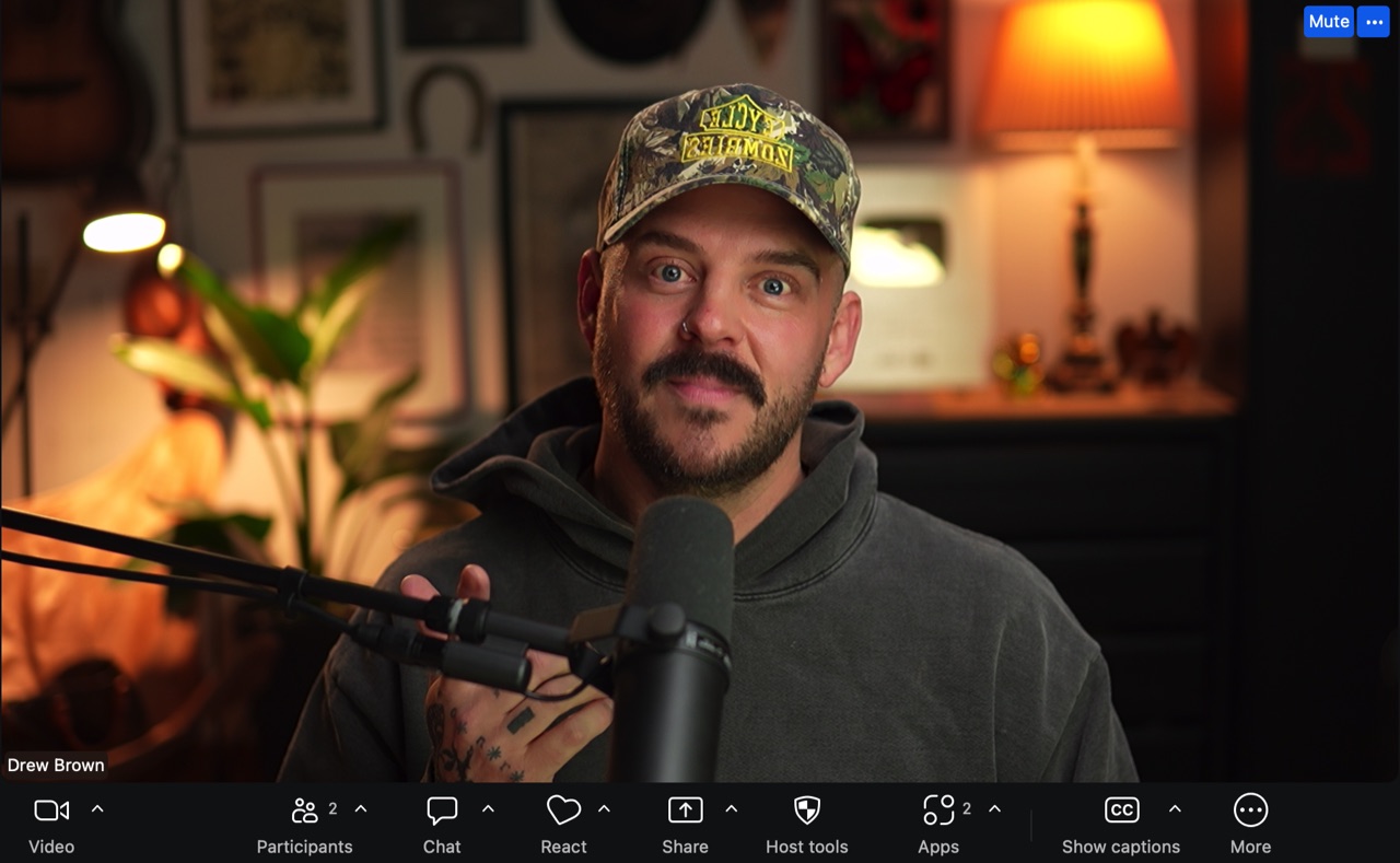 Live group call on Zoom